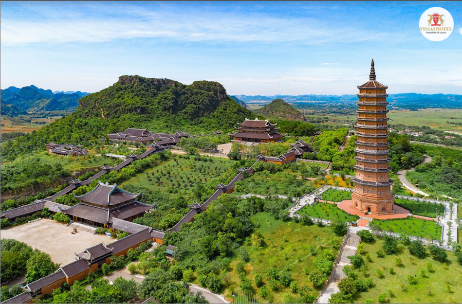 Panoramic beauty of Bai Dinh pagoda