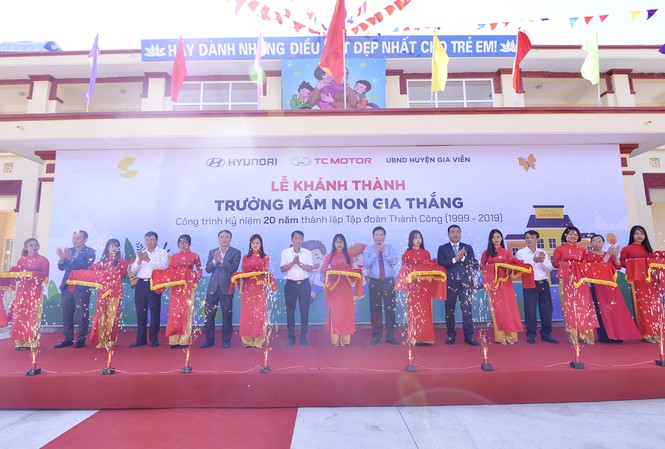 TC Motor inaugurated the national standard preschool in Ninh Binh